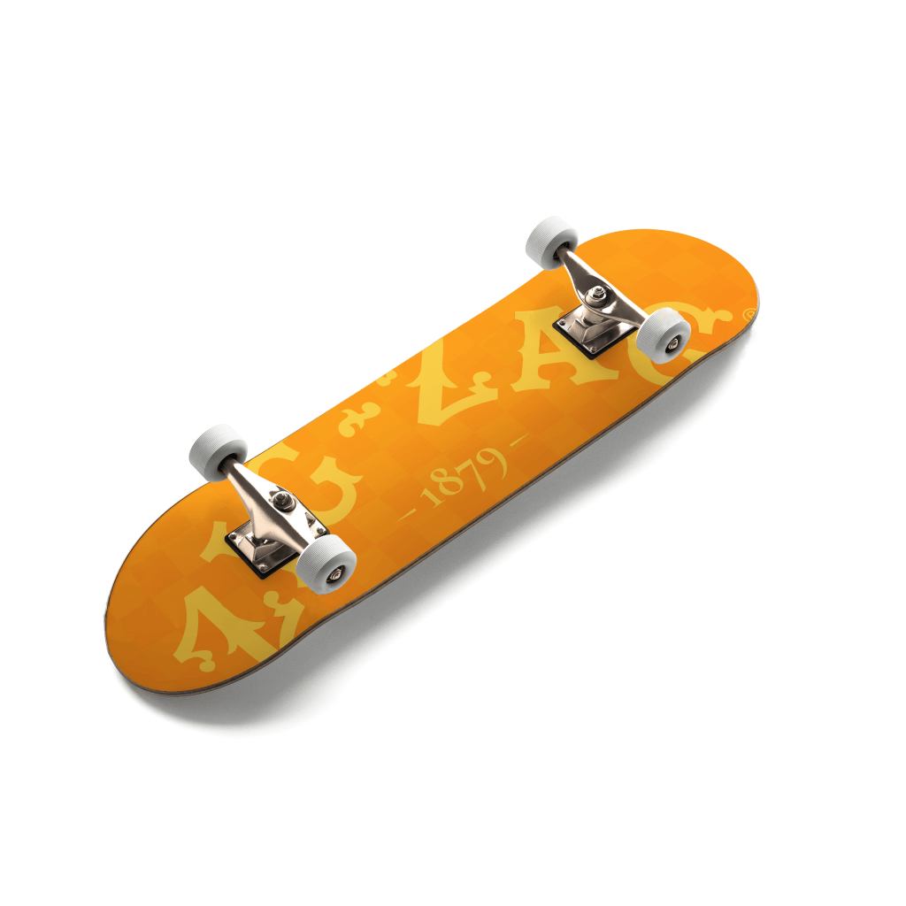 Zig-Zag® | Custom Skateboard Deck | Orange - Biohazard Inc