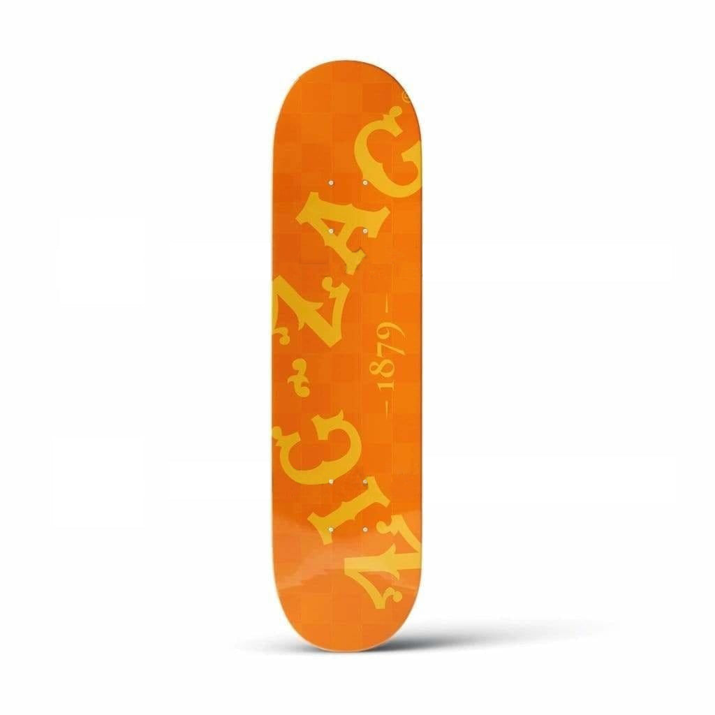 Zig-Zag® | Custom Skateboard Deck | Orange - Biohazard Inc