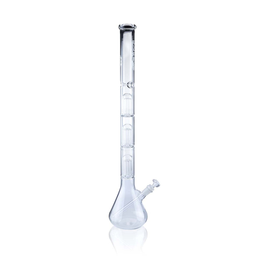 BIO Glass | Triple Chamber 10-Arm Tree Percolator Beaker Water Pipe
