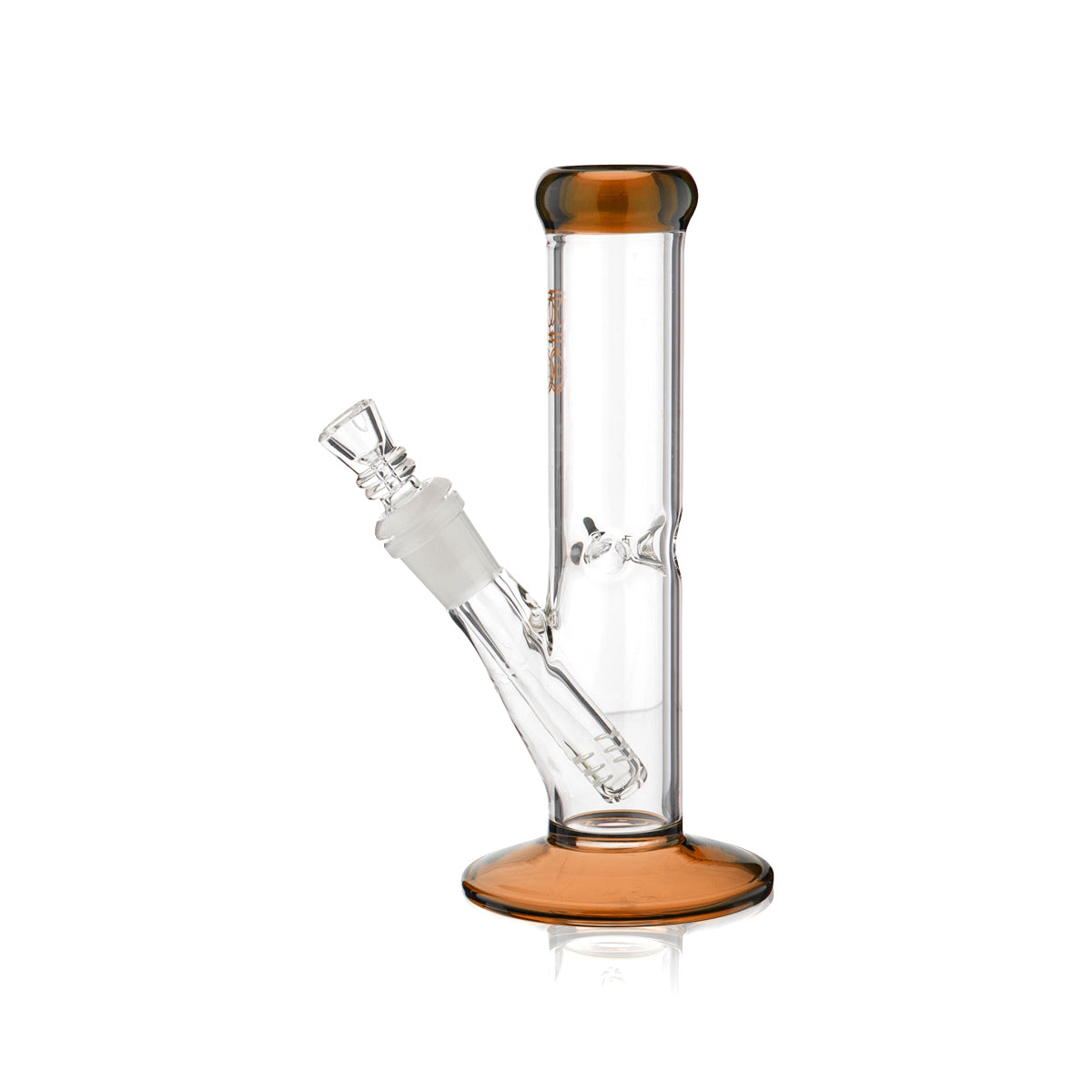 BIO Glass | Straight Water Pipe | 8" - 14mm - Various Colors Glass Bong Biohazard Inc   