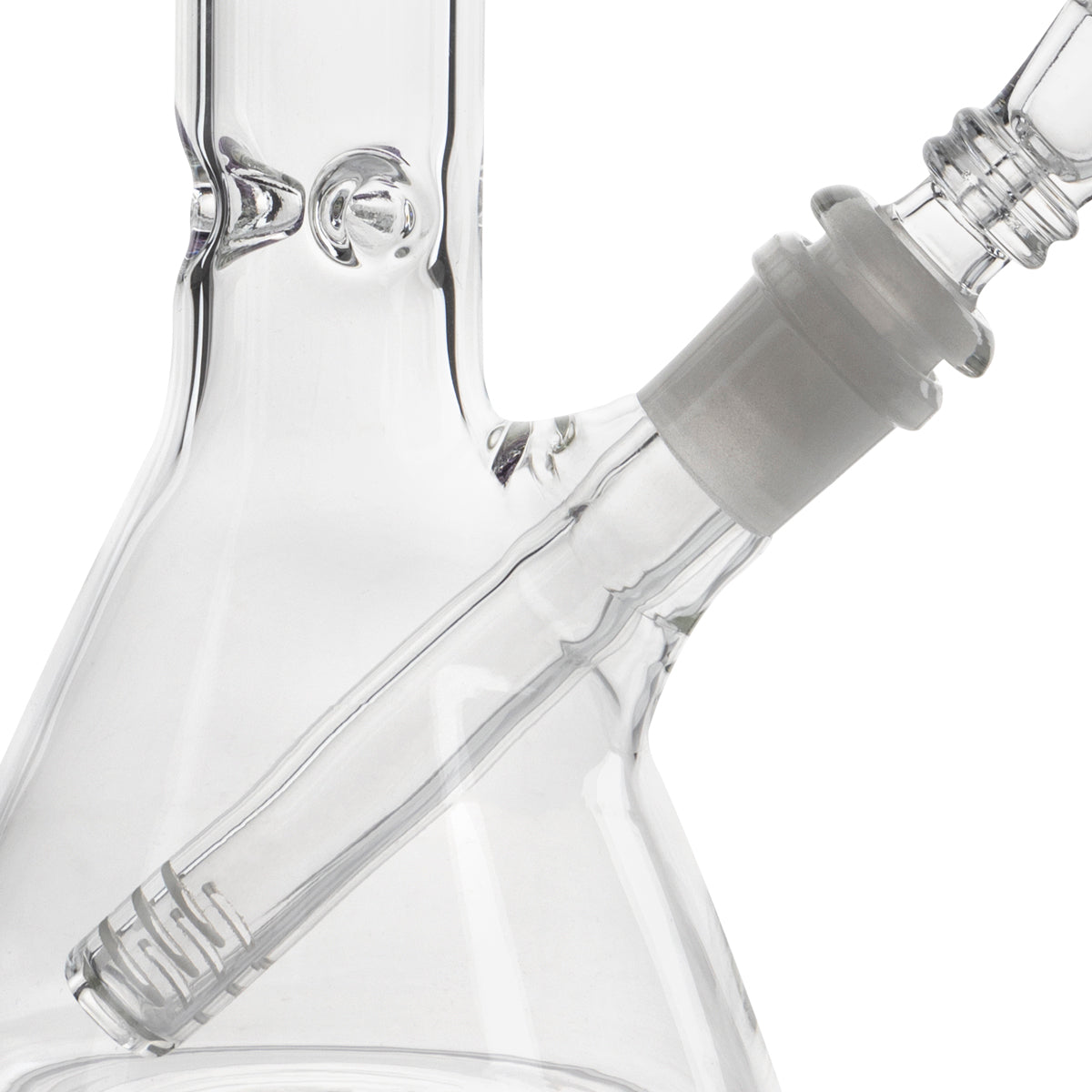 BIO Glass | Classic Mini Beaker Water Pipe | 8" - 14mm Glass Bong Biohazard Inc   