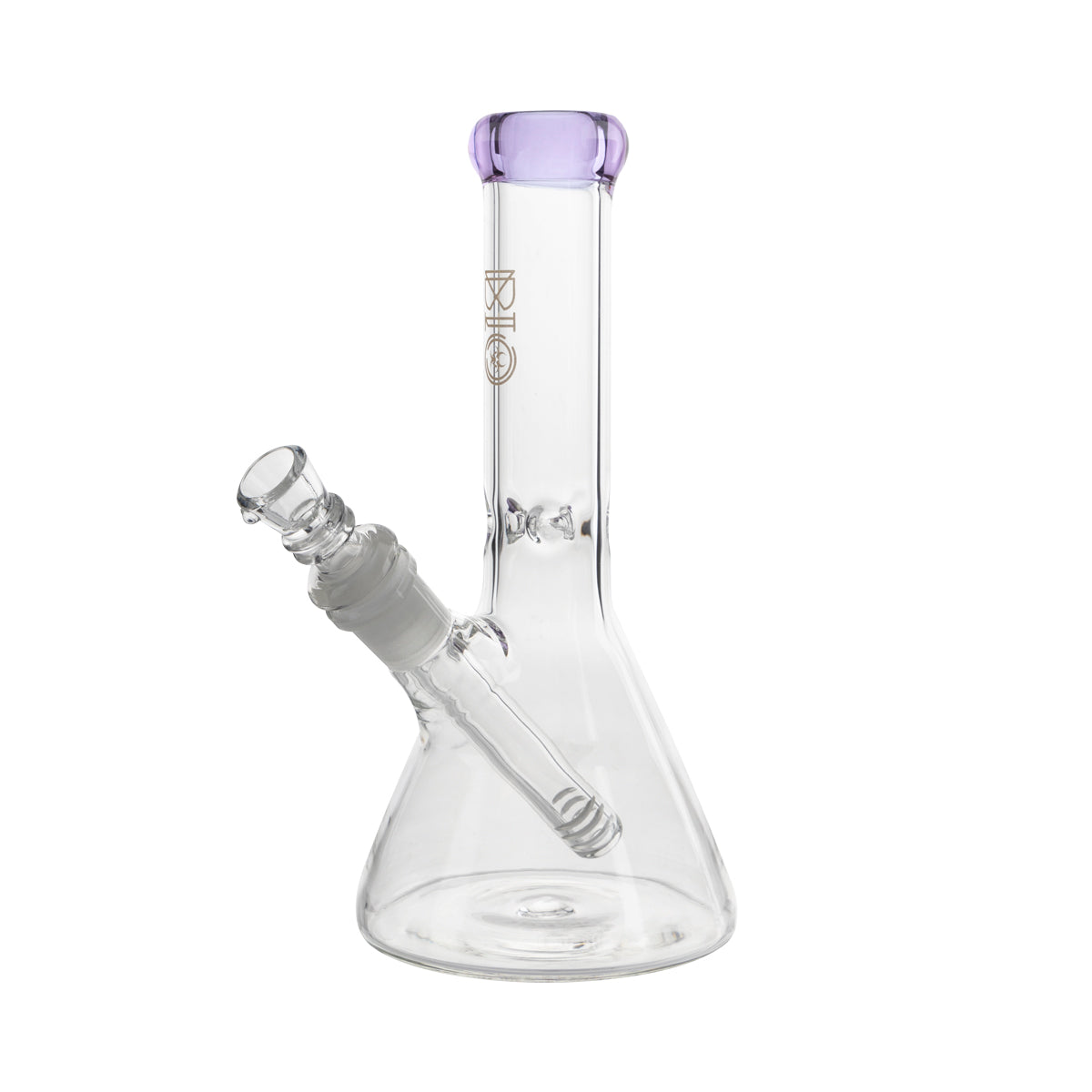 BIO Glass | Classic Mini Beaker Water Pipe | 8" - 14mm Glass Bong Biohazard Inc   