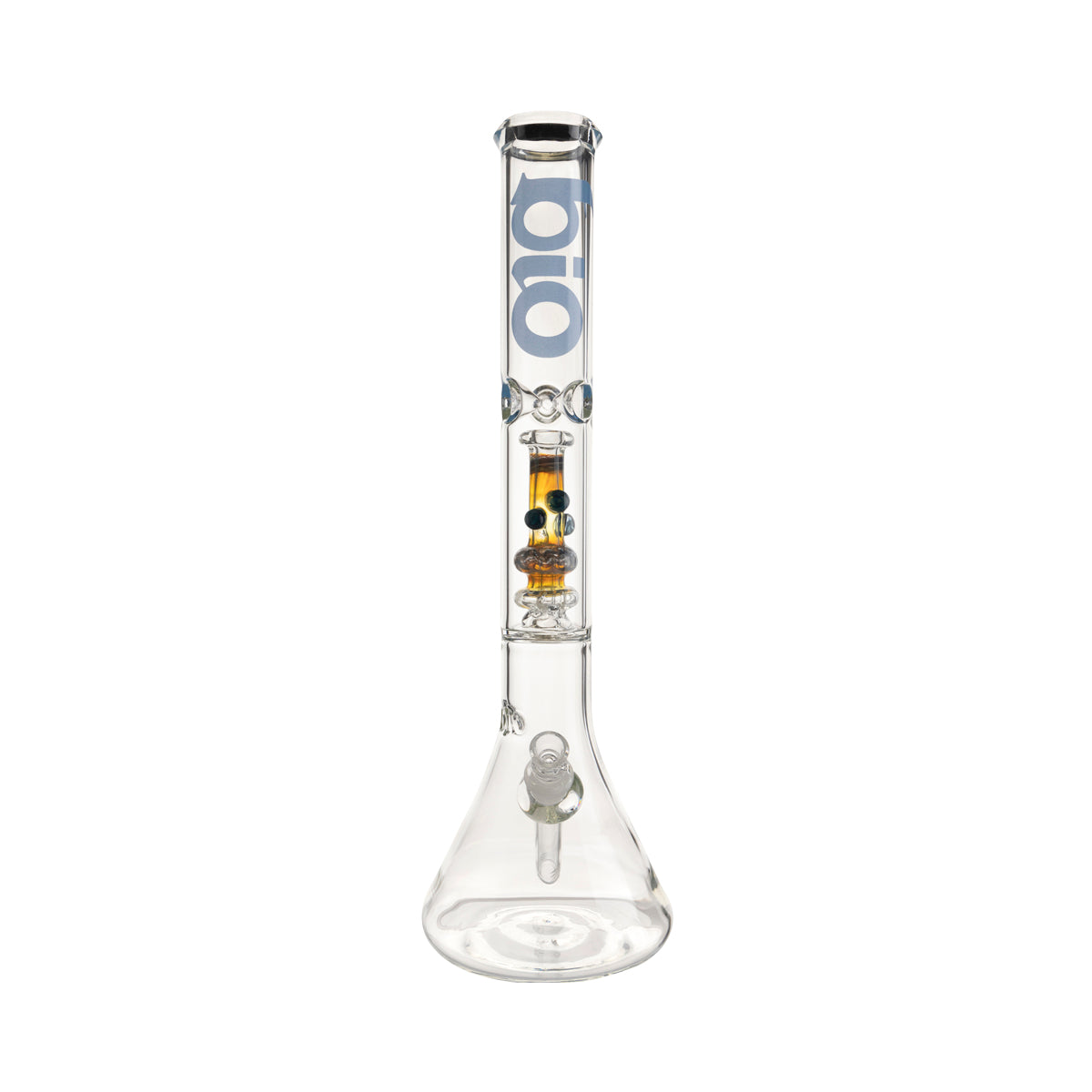 BIO Glass | Bong in a Bong Pipe Showerhead Percolator Water Pipe | 17" - 14mm - Various Colors Glass Bong Biohazard Inc   