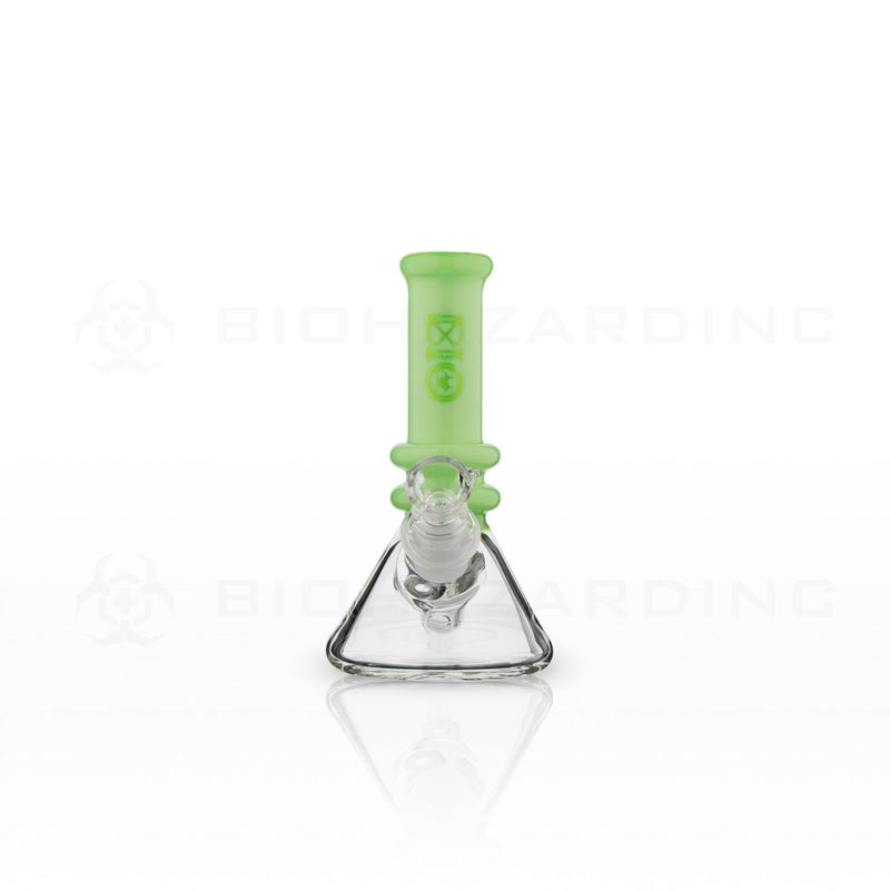 BIO Glass | Mini Heavy Duty Colored Neck Beaker Water Pipe | 5"  - 14mm - Various Colors Glass Bong Biohazard Inc   