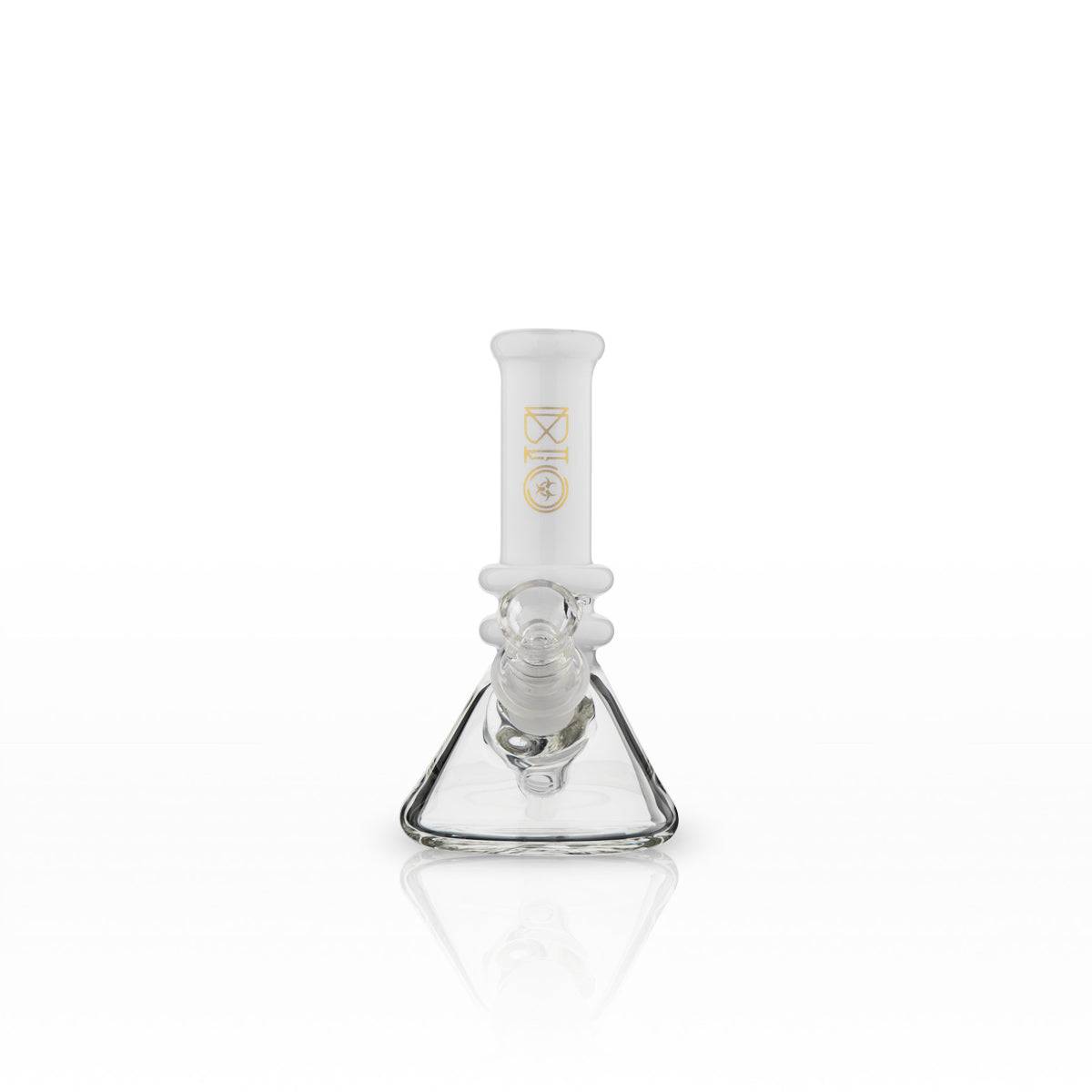 BIO Glass | Mini Heavy Duty Colored Neck Beaker Water Pipe | 5"  - 14mm - Various Colors Glass Bong Biohazard Inc   