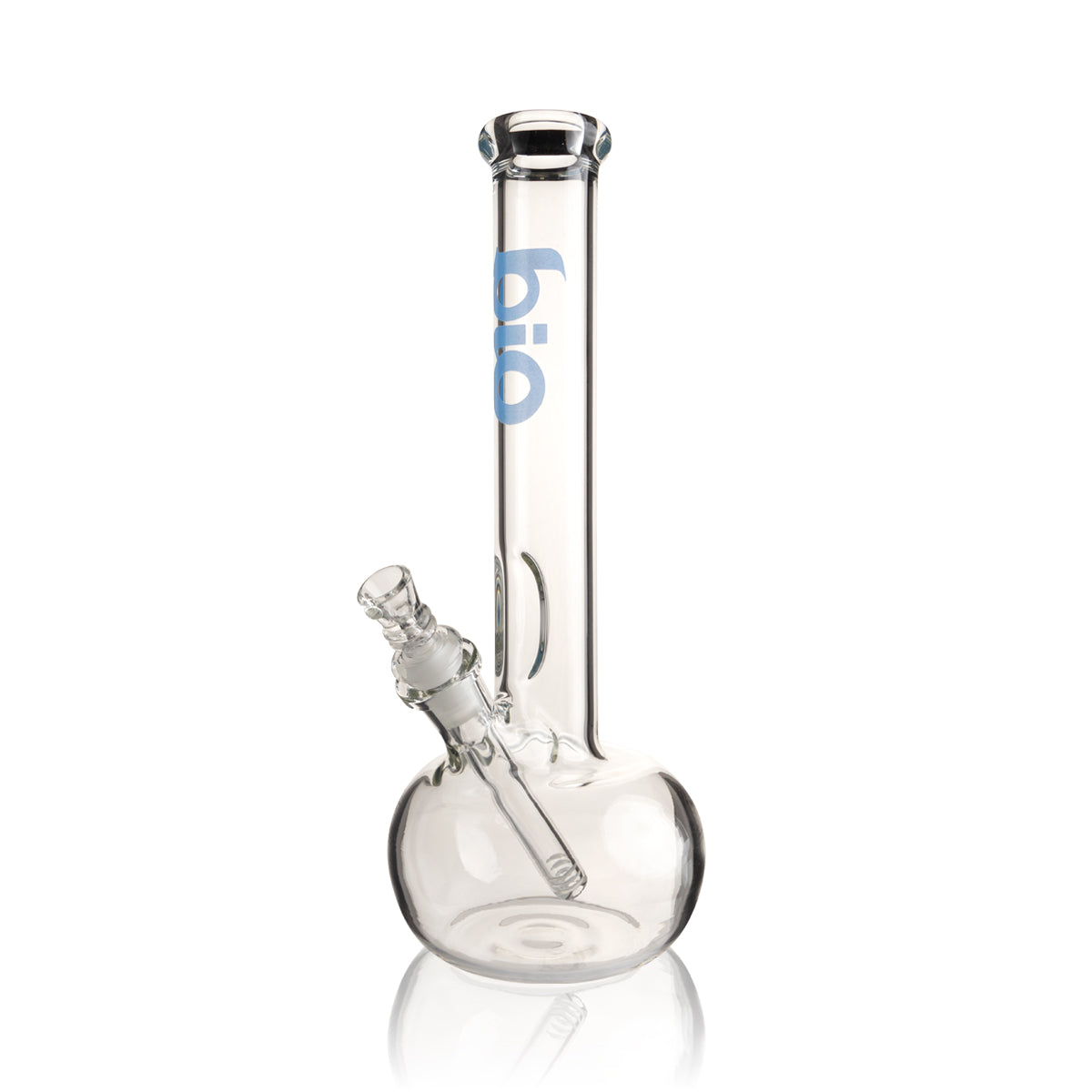 BIO Glass | 38 Special Classic Bubble Water Pipe | 12" - 14mm - Various Colors Glass Bong Biohazard Inc Blue  