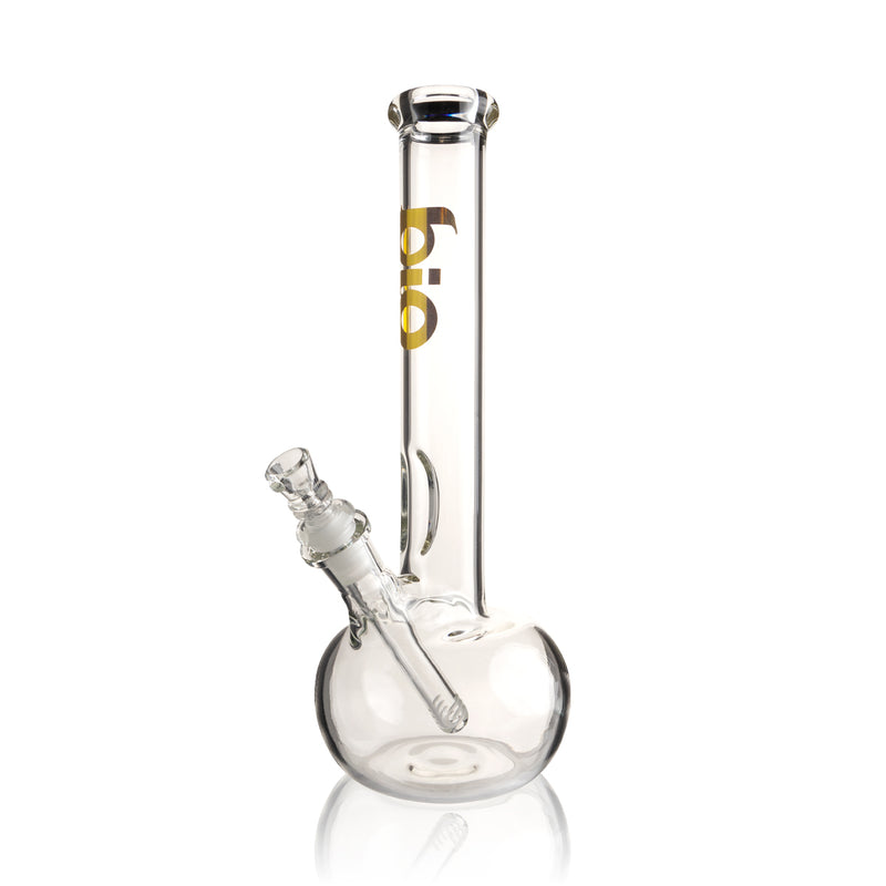 BIO Glass | 38 Special Classic Bubble Water Pipe | 12" - 14mm - Various Colors Glass Bong Biohazard Inc Gold  