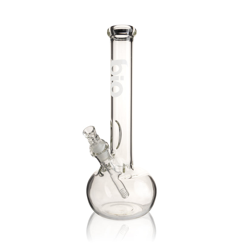 BIO Glass | 38 Special Classic Bubble Water Pipe | 12" - 14mm - Various Colors Glass Bong Biohazard Inc White  