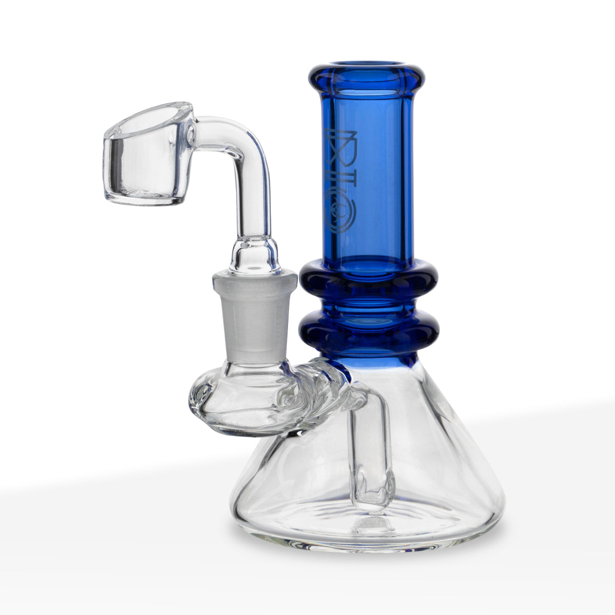 BIO Glass | Banger Hanger Heavy Duty Beaker | 6" - 14mm - Various Colors Glass Bong Biohazard Inc Full Blue  