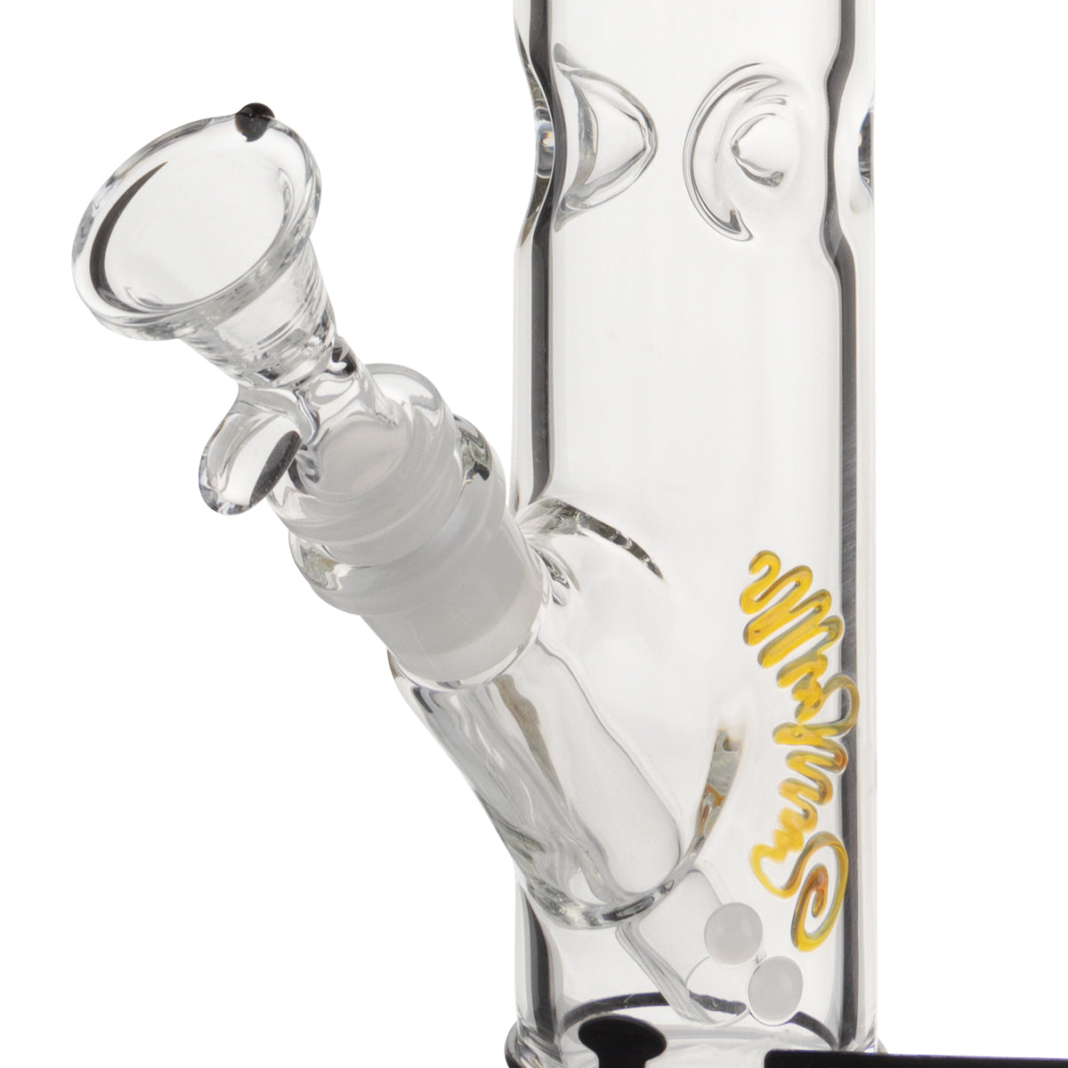 RooR® | Classic Straight Water Pipe | 18" - 14mm - Lace Logo Glass Bong Roor   