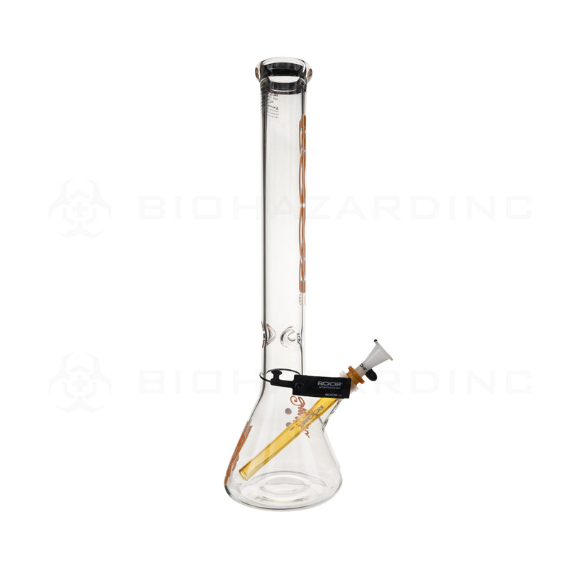 Roor® | Intro Collector Series Beaker Water Pipe w/ Free Item | 18" - 19mm - Various Colors Glass Bong Roor   