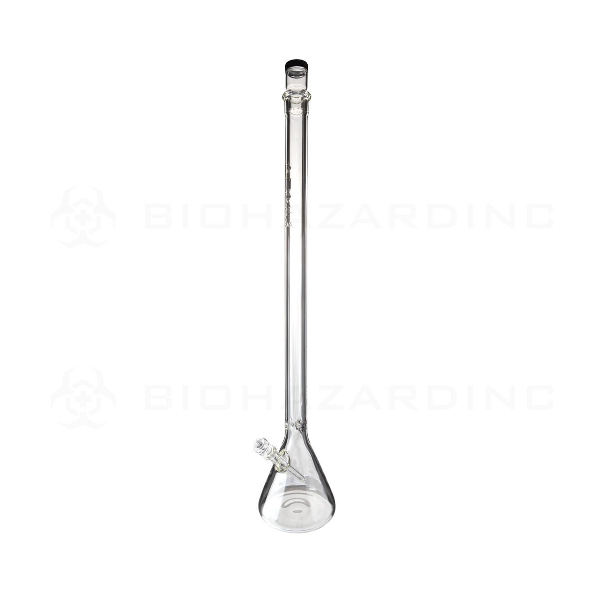 Pure Glass | Duplex Heavy Glass Beaker Water Pipe + Stackable Nug Jar | 14mm - Clear - Various Sizes Glass Bong Pure Glass 36"  
