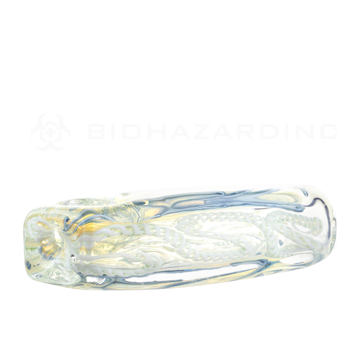 Hand Pipe | Fumed Brick Assorted Colors Hand Pipe | 3-4" - Glass - 10 Count  Biohazard Inc   