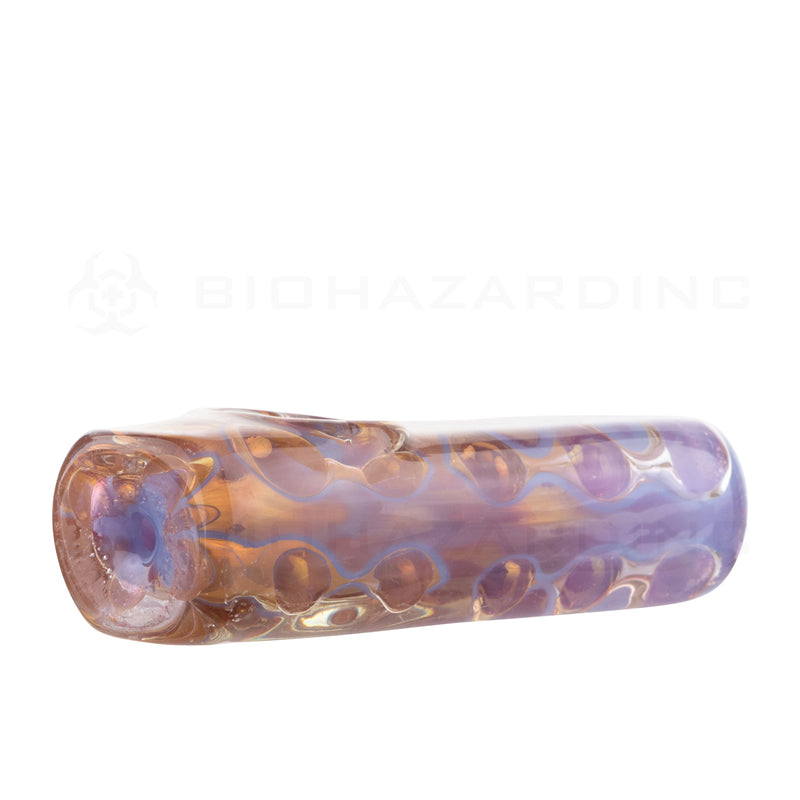 Hand Pipe | Slyme Dot Fumed Brick Hand Pipe | 3.5" - Glass - 6 Count Glass Hand Pipe Biohazard Inc   