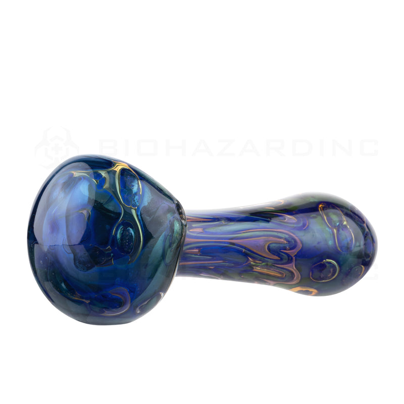 Hand Pipe | Classic Fumed Spoon Hand Pipe | 4" - 5" - Glass - Various Colors  Biohazard Inc   
