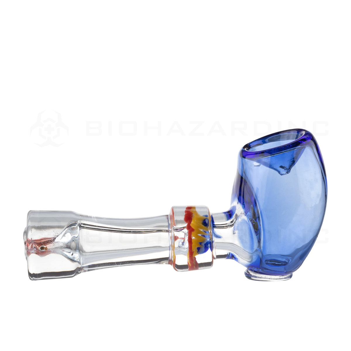 Hand Pipe | Heavy Head Spoon Hand Pipe | 5" - Glass - Various Colors  Biohazard Inc   