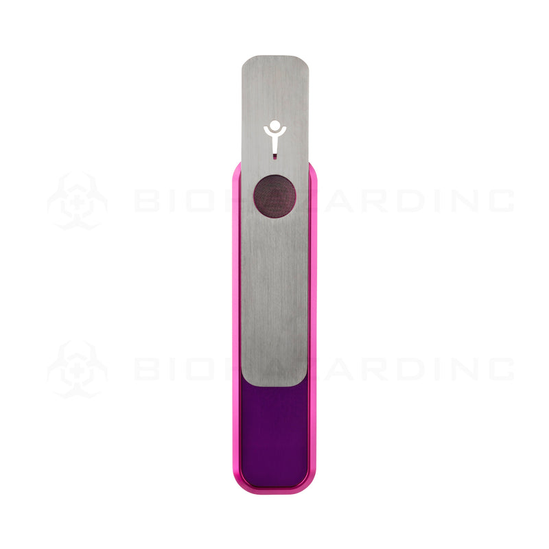 Genius Pipe | Metal Hand Pipe | Various Styles Metal Hand Pipe Biohazard Inc Legally Pink - Purple  
