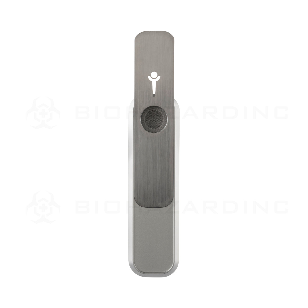 Genius Pipe | Mini | Various Colors Metal Hand Pipe Biohazard Inc Silver  