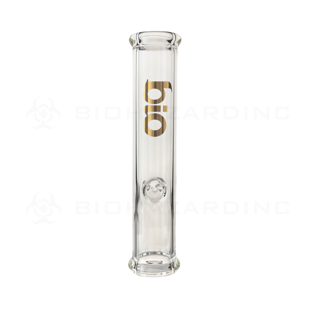 BIO Glass | Steamroller | 11" - Glass - Gold Logo Steamroller Pipe Bio Glass   