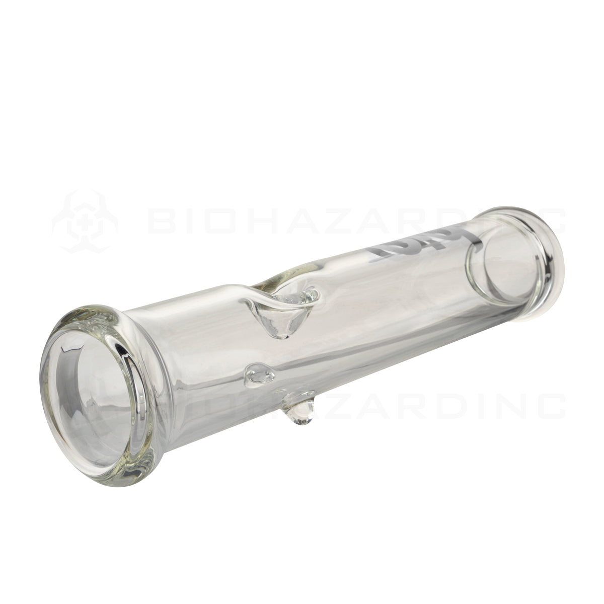 BIO Glass | Steamroller | 11" - Glass - Silver Logo Steamroller Pipe Bio Glass   