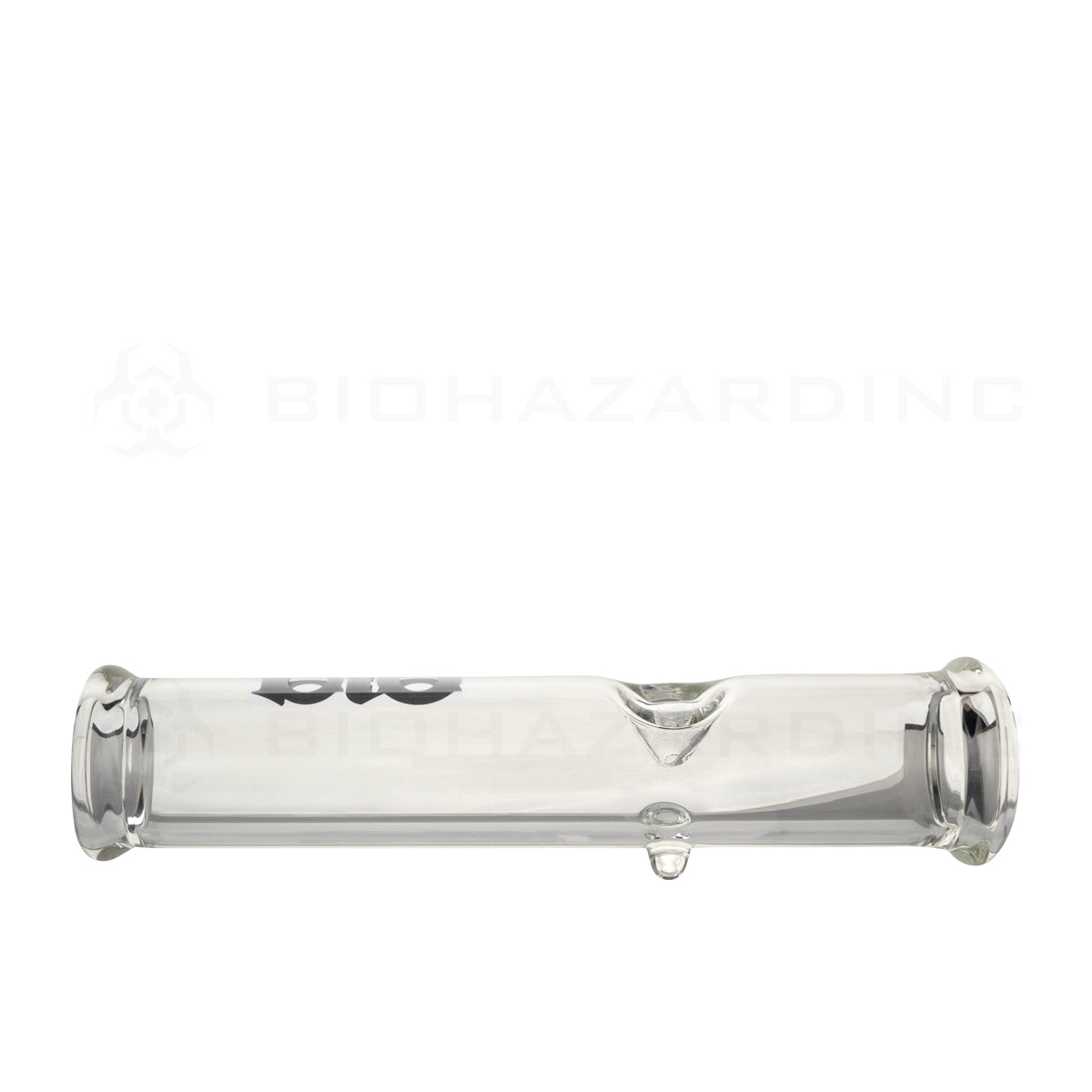 BIO Glass | Steamroller | 11" - Glass - Silver Logo Steamroller Pipe Bio Glass   