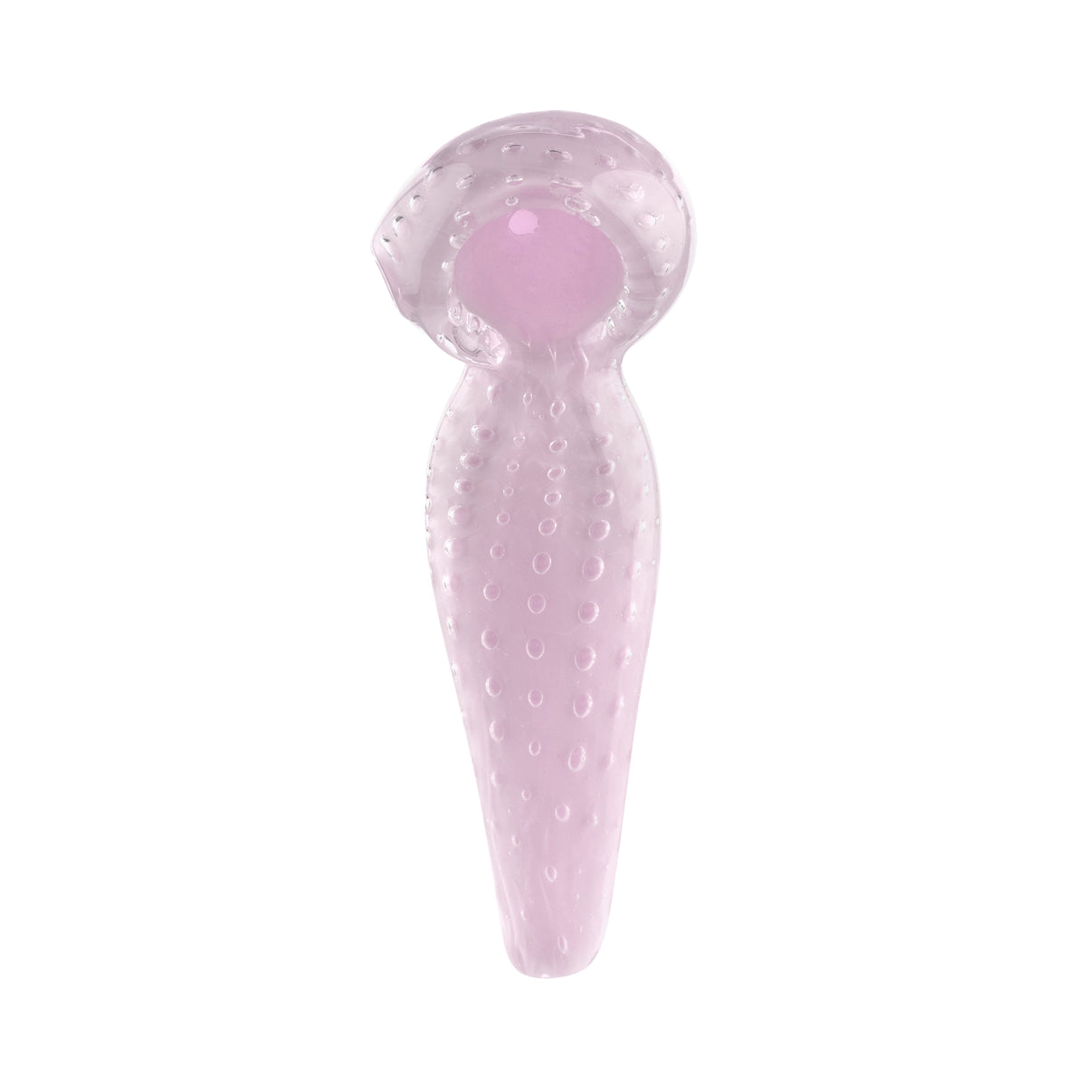 Hand Pipe | Tapered Mouth Tip | 5" - Glass Glass Hand Pipe Biohazard Inc Pink  