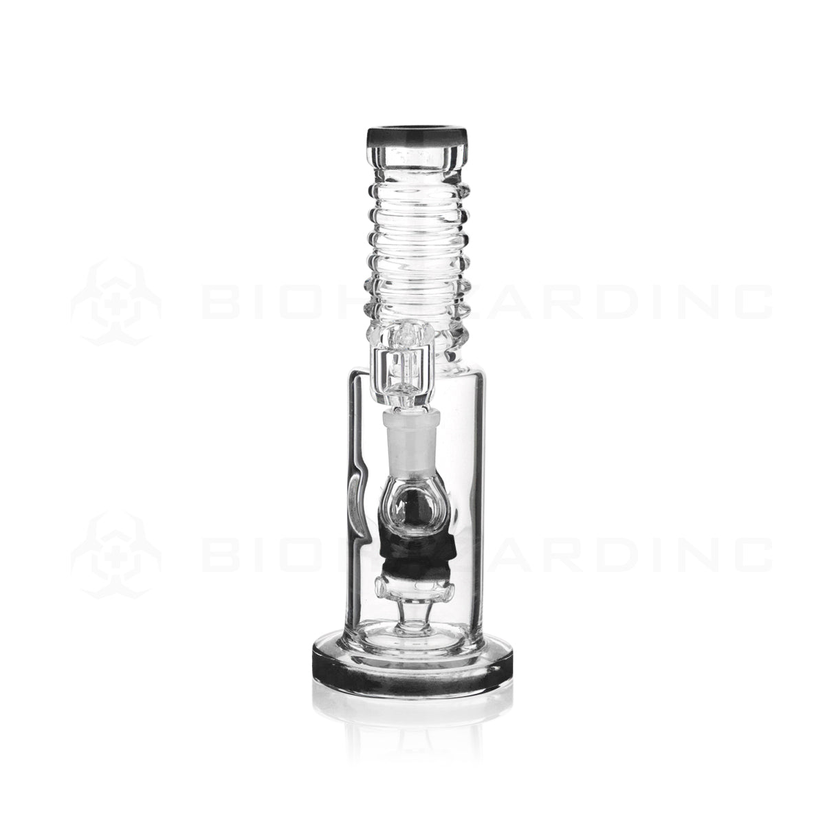 Dab Rig | Cone Percolator w/ Banger | 8" - 14mm - Various Colors Glass Dab Rig Biohazard Inc   