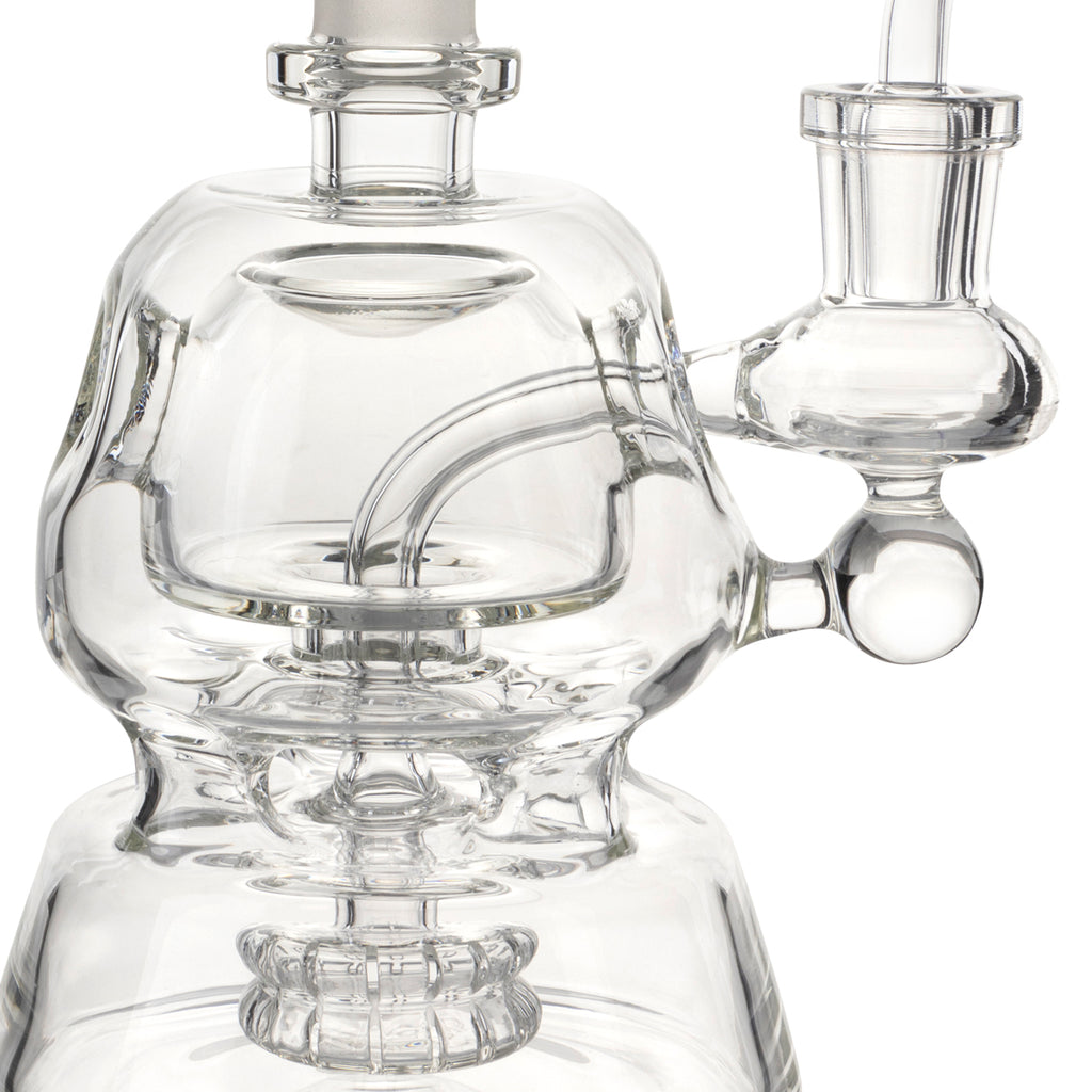 BIO Glass | METRIX Double Showerhead Dab Rig | 9