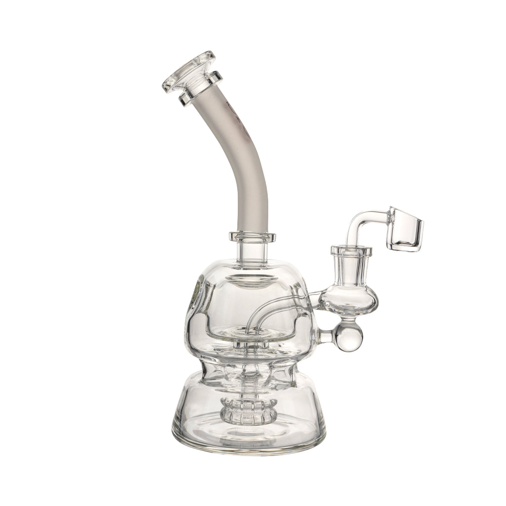 BIO Glass | METRIX Double Showerhead Dab Rig | 9
