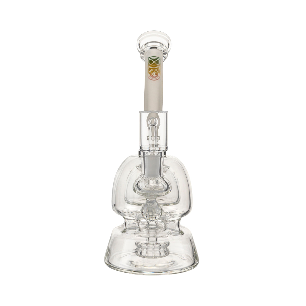 ペディグラス　ニューパワーフリースタイル　R10個 BIO Glass | METRIX Showerhead Dab Rig | 9