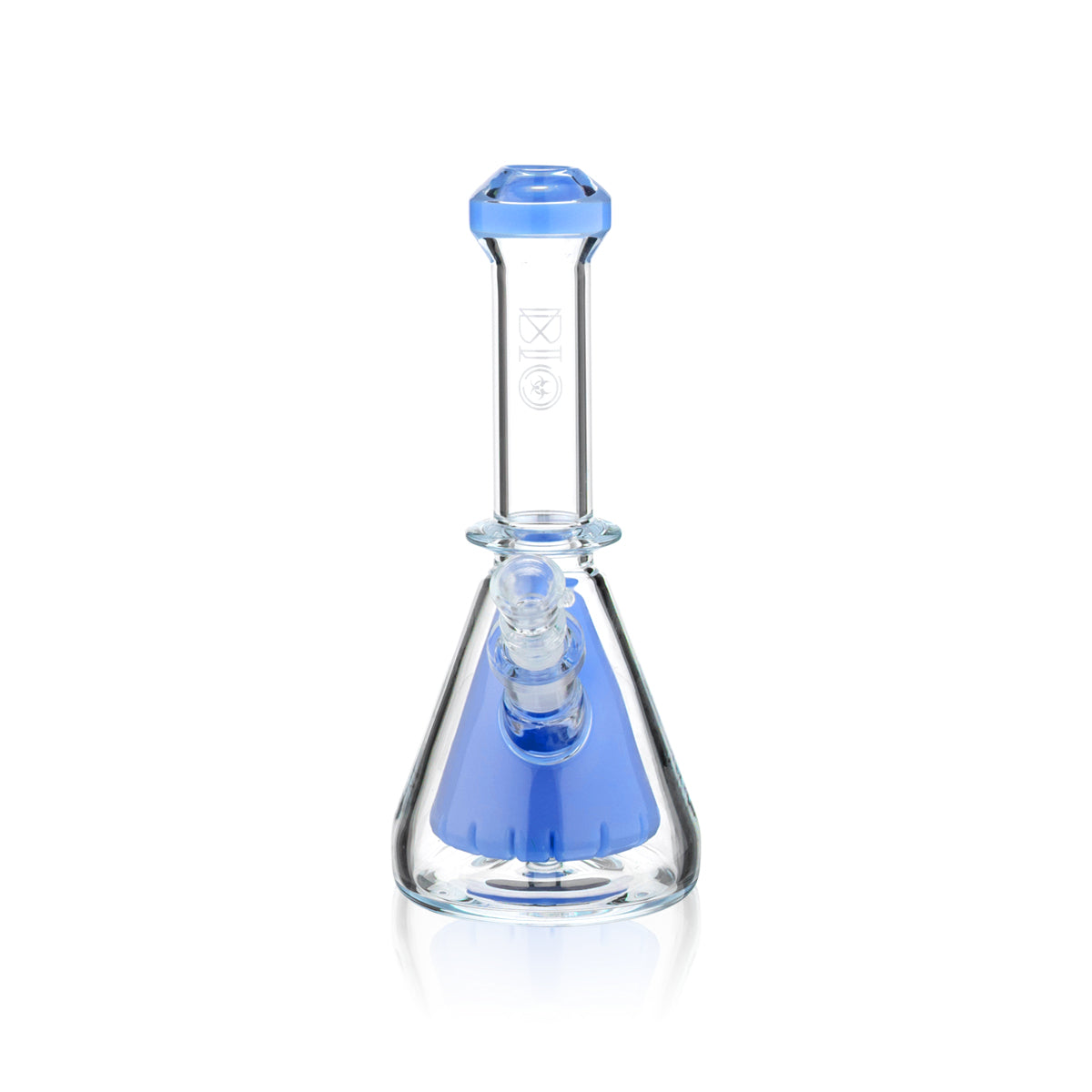 BIO Glass | PYROMID Water Pipe | 7.5" - 14mm - Various Colors Glass Bong Bio Glass   
