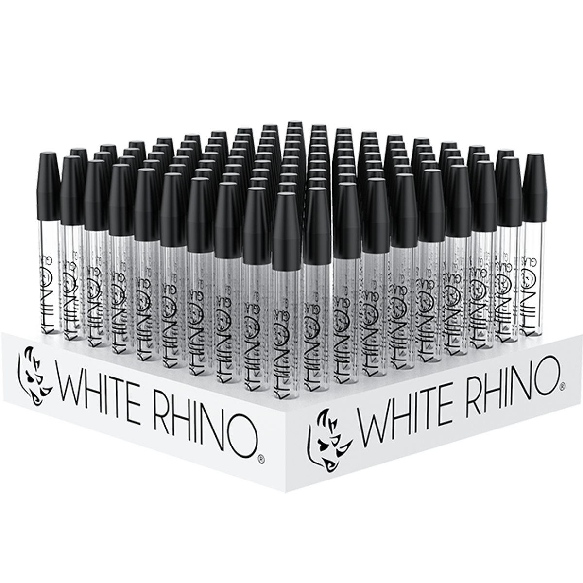 White Rhino | Pyrex Dab Straw | 100 Count Nectar Collector Biohazard Inc   