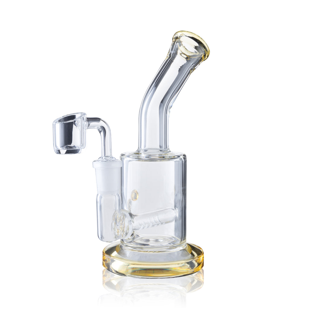 Water Pipe, Mini Inline Percolator Water Pipe w/ Quad Dots