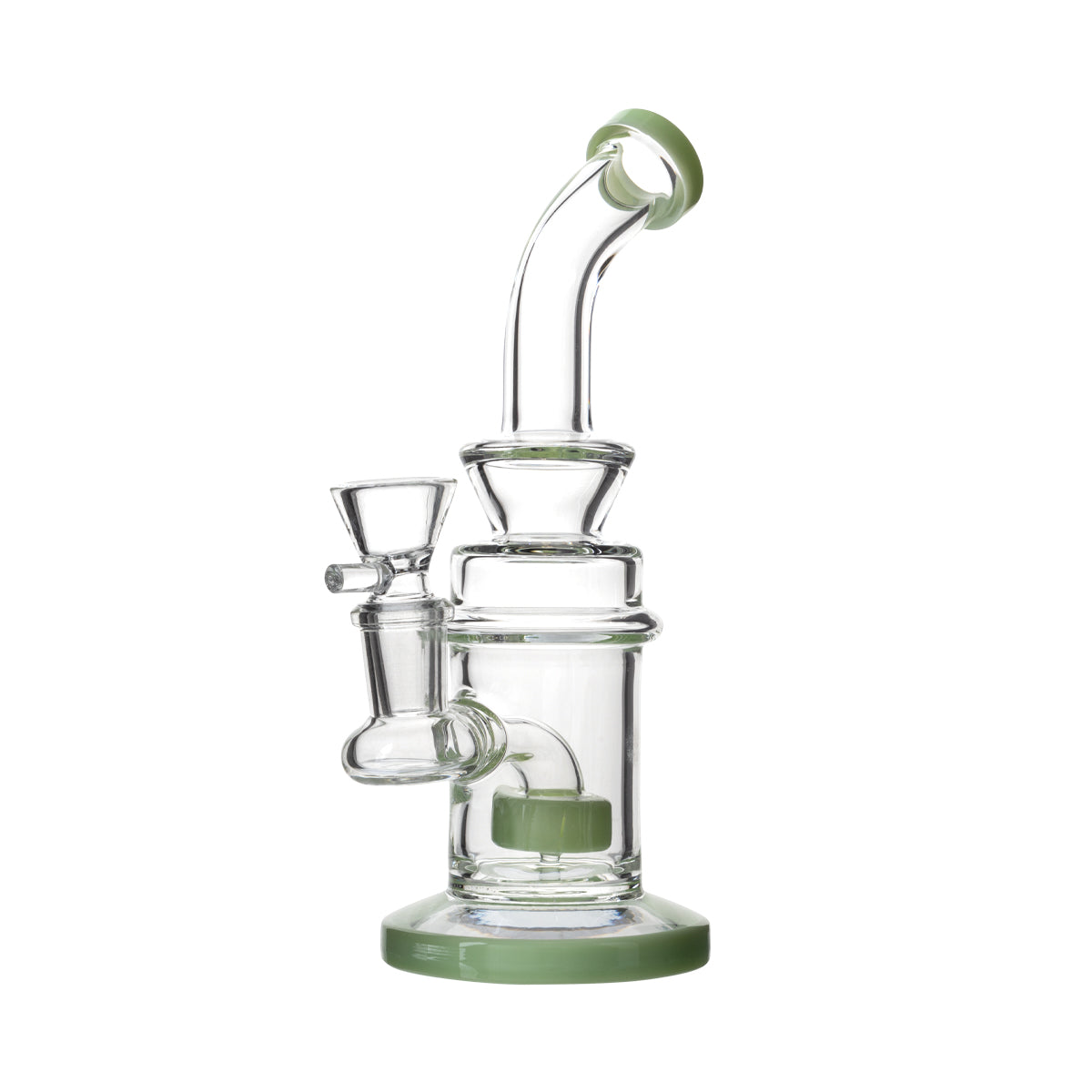 Water Pipe | Showerhead Percolator Stemless Water Pipe | 6.5