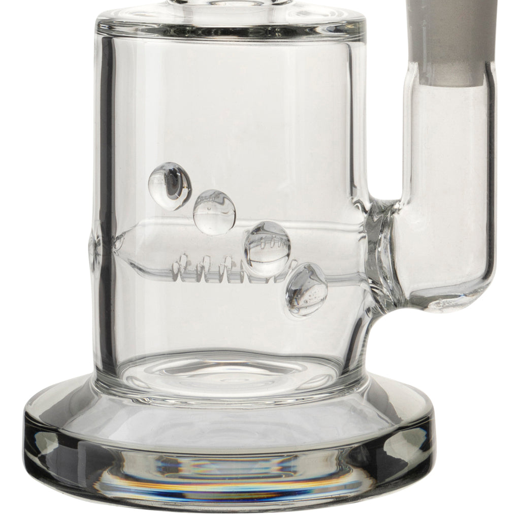 Water Pipe, Mini Inline Percolator Water Pipe w/ Quad Dots