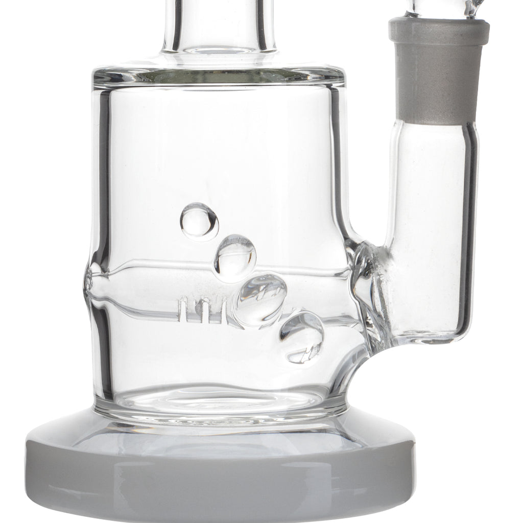 Water Pipe, Mini Inline Percolator Water Pipe w/ Quad Dots