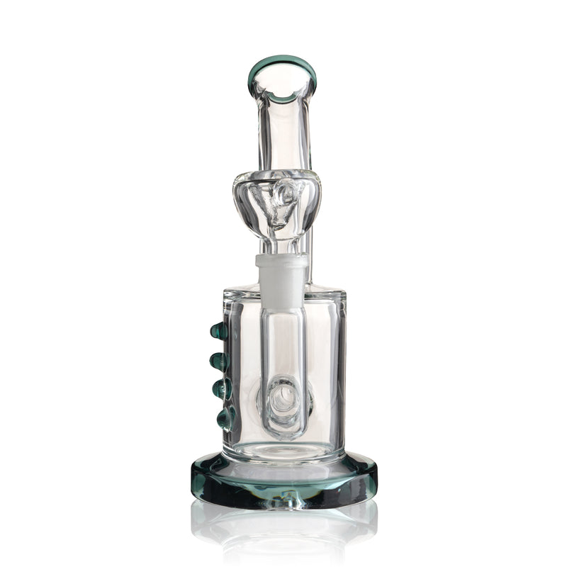 Water Pipe, Mini Inline Percolator Water Pipe w/ Quad Dots