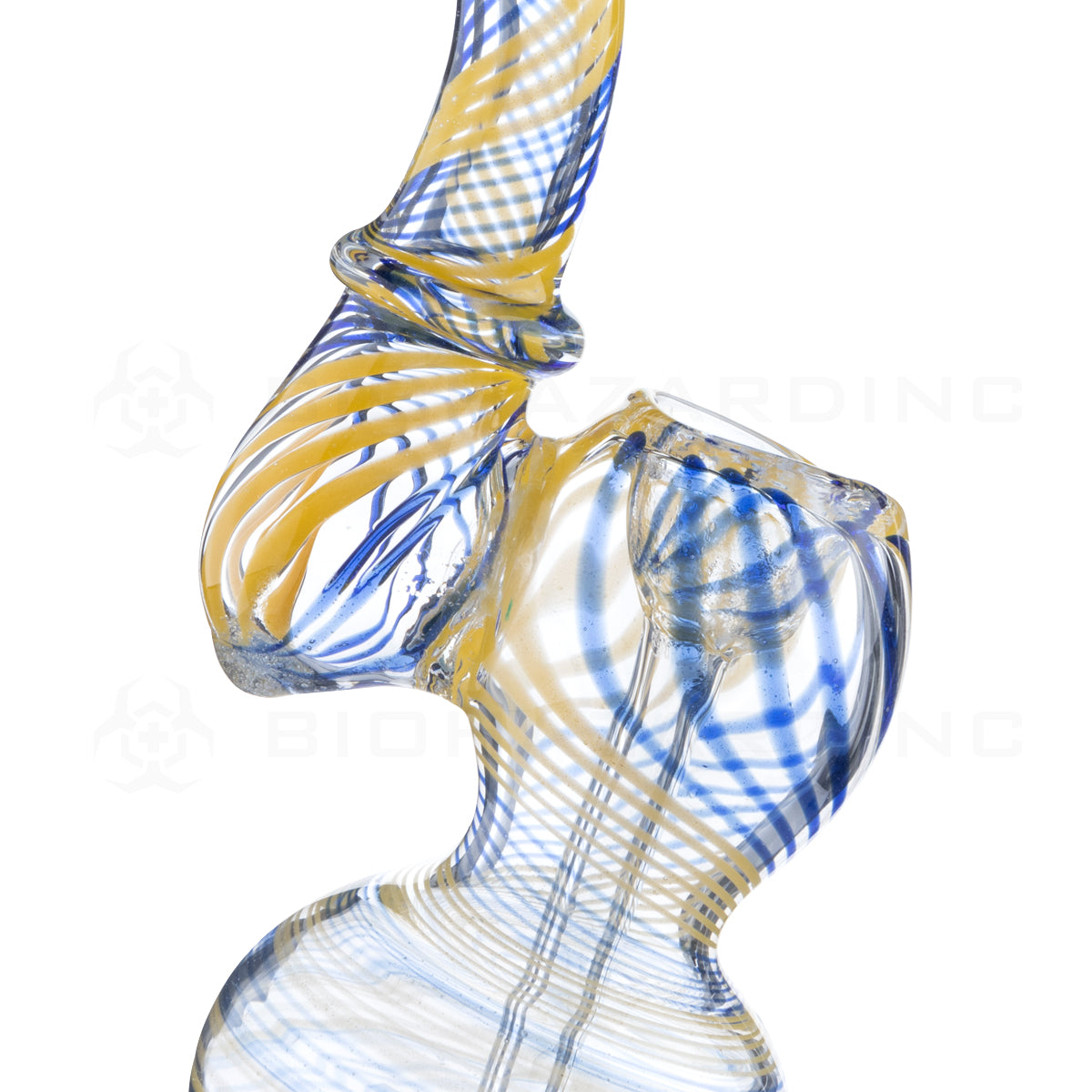 Bubbler | Artistic Sherlock Glass Bubbler | 5" - Assorted Colors Glass Bubbler Biohazard Inc   