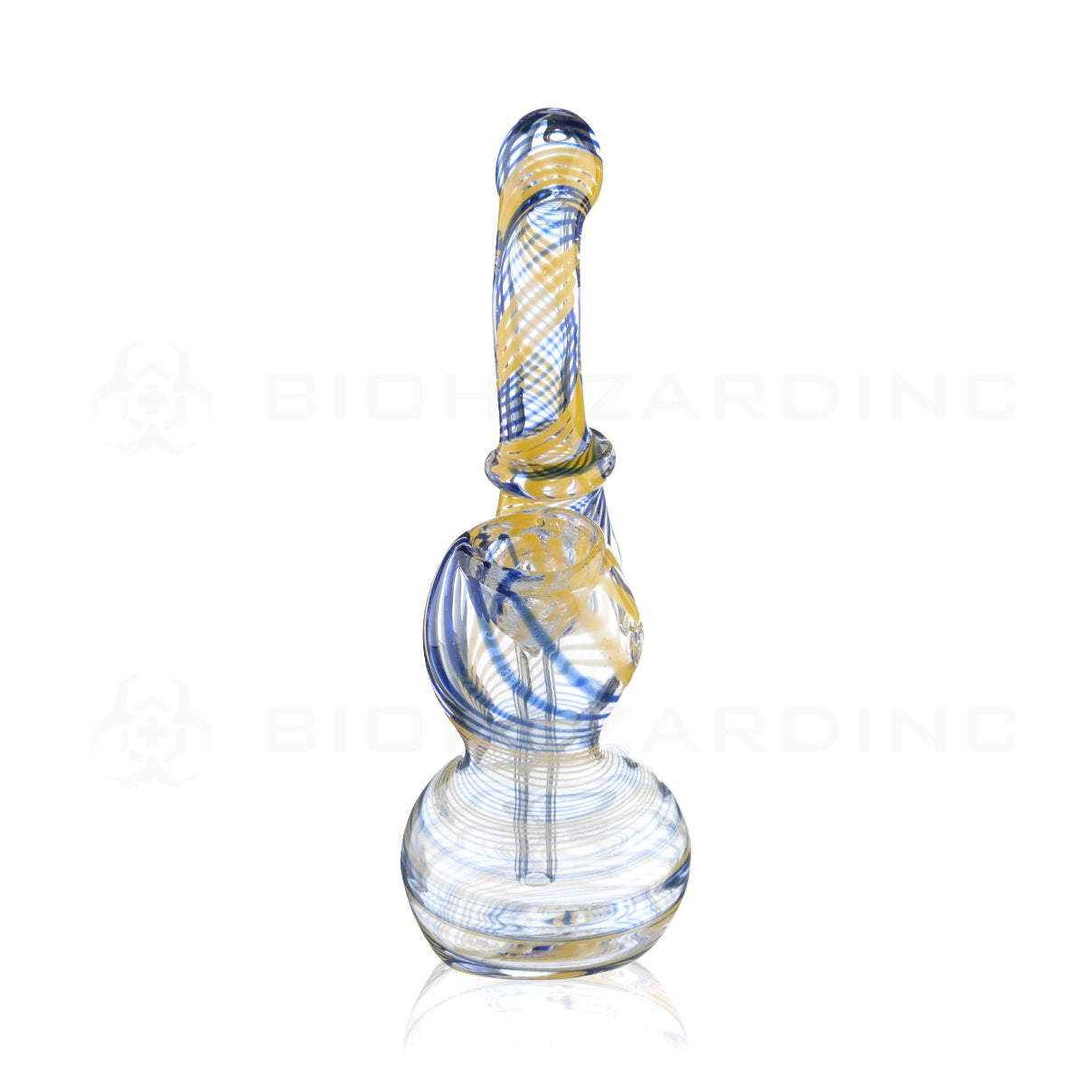 Bubbler | Artistic Sherlock Glass Bubbler | 5" - Assorted Colors Glass Bubbler Biohazard Inc   