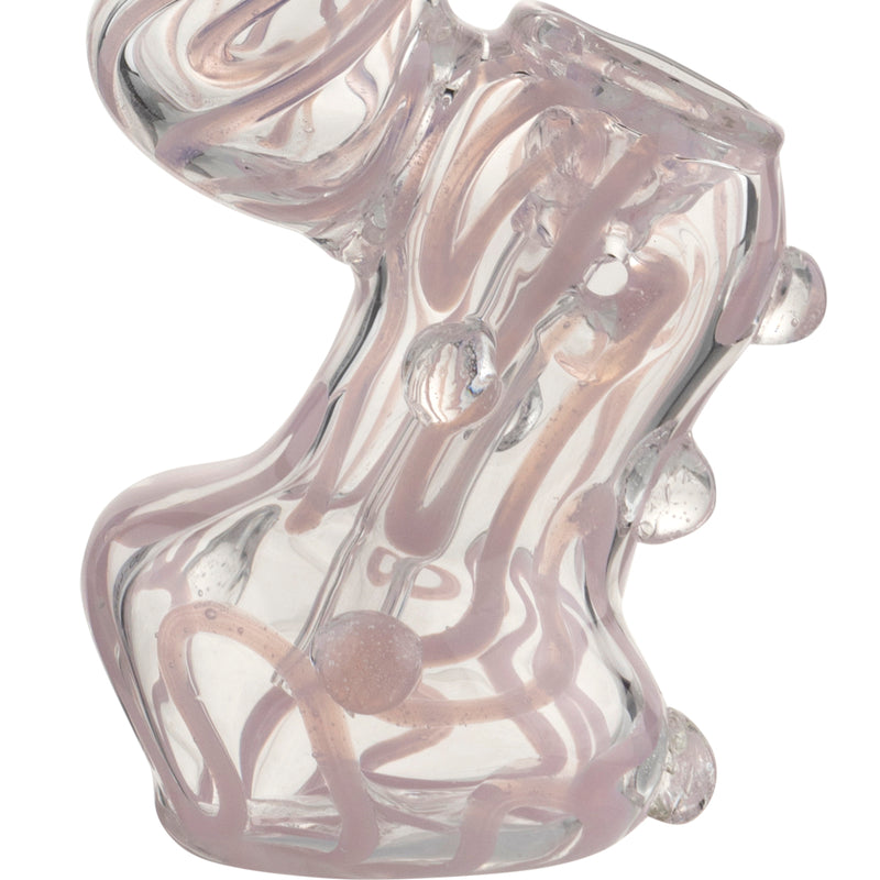 Bubbler | Sherlock Glass Bubbler w/ Marbles | 5" - Various Colors Glass Bubbler Biohazard Inc   