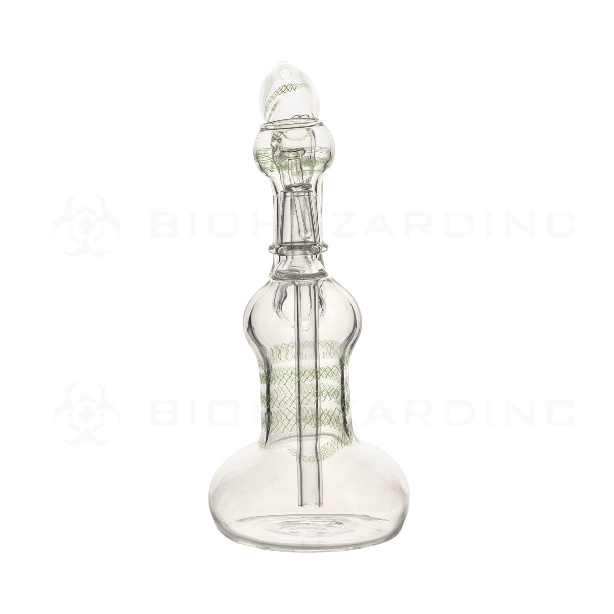 Dab Rig | Classic Bubbler w/ Nail | 8" - Glass - Assorted  Biohazard Inc   