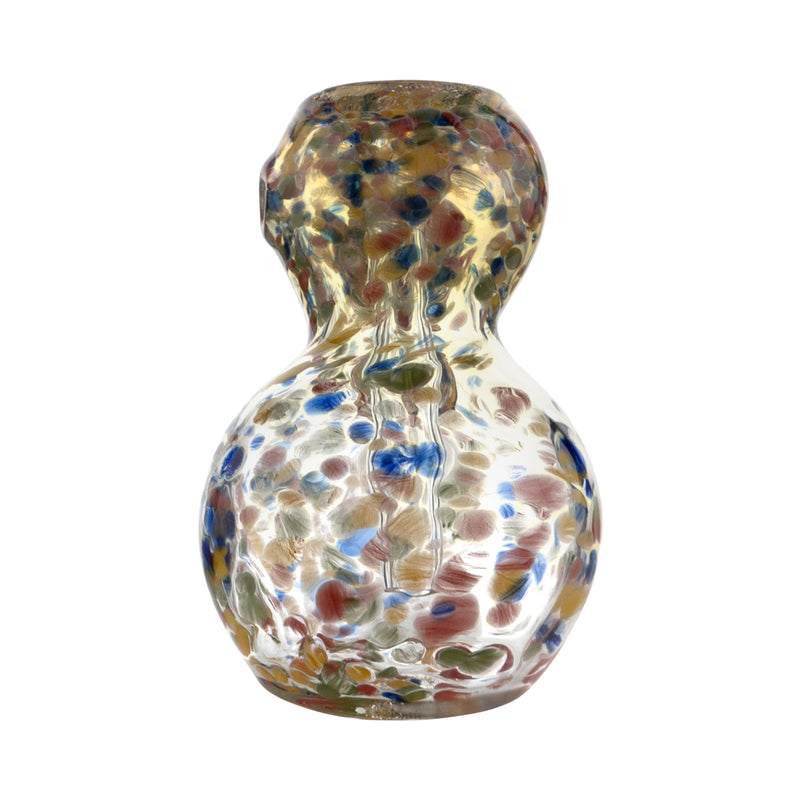 Bubbler | Colorful Frit Speckled | 6" - Assorted Colors Glass Bubbler Biohazard Inc   