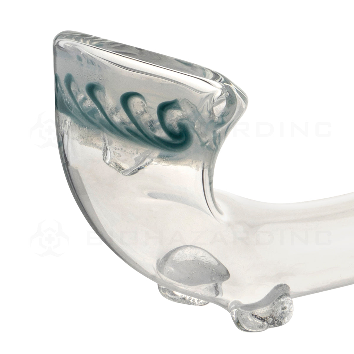 Hand Pipe | Gandalf Hand Pipe | 14" - Glass - Clear  Biohazard Inc   