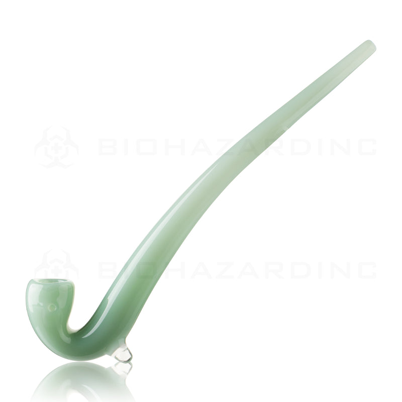 Hand Pipe | Gandalf Hand Pipe | 11" - Glass - Various Colors  Biohazard Inc Green  