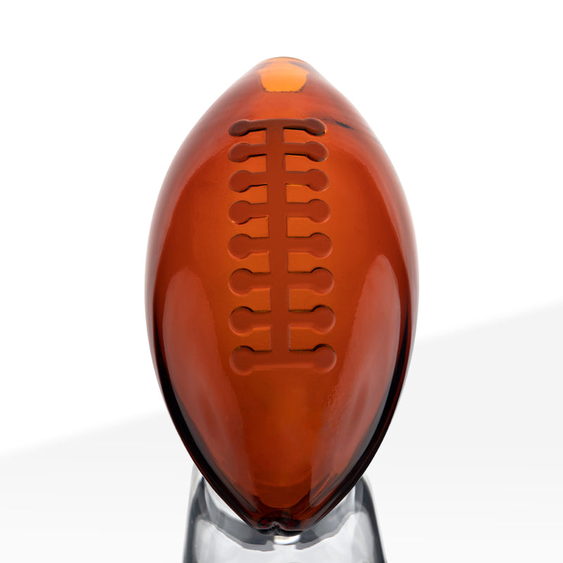 Bio Glass | Football Trophy Water Pipe | 16" - 14mm - Amber Glass Bong Bio Glass   