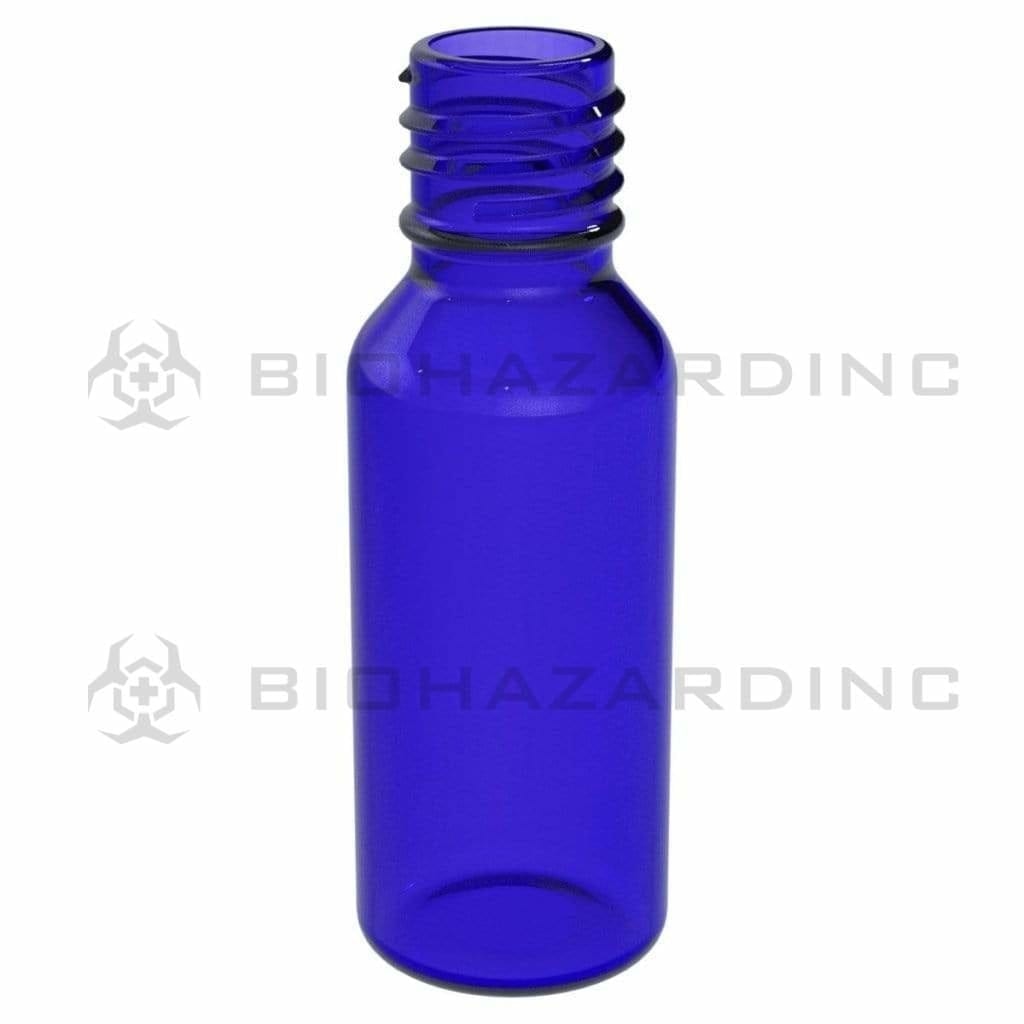 Glass Bottle | Boston Round Bottles Cobalt Blue | 16mm - .5oz - 540 Count Glass bottles Biohazard Inc   