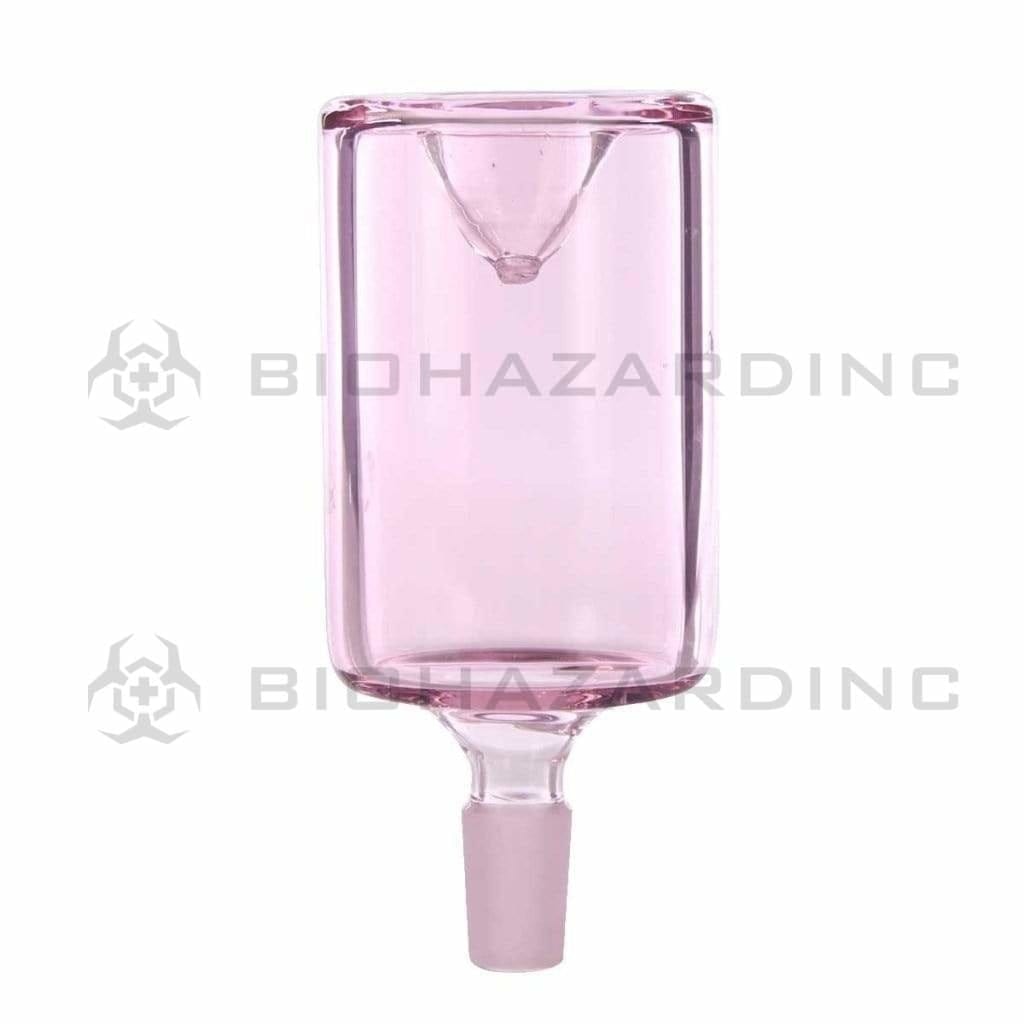 Bowl | Cylinder Bowl 50mm | 14mm - Various Colors Glass Bowl Biohazard Inc Pink  