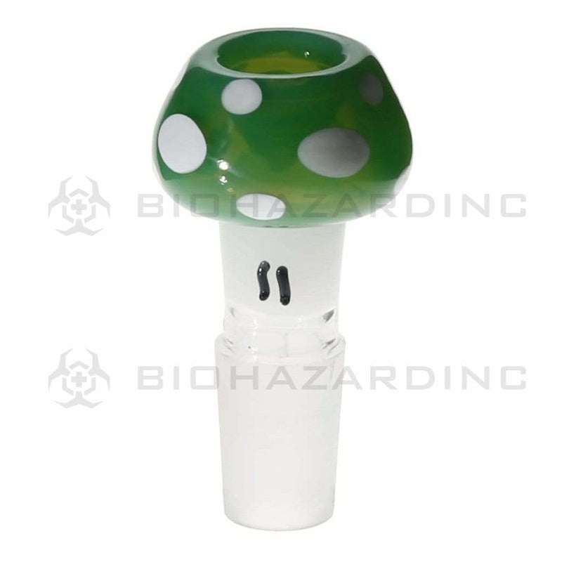 Novelty | Mushroom Bowl | 19mm - Various Colors 19mm Bowl Biohazard Inc Green  
