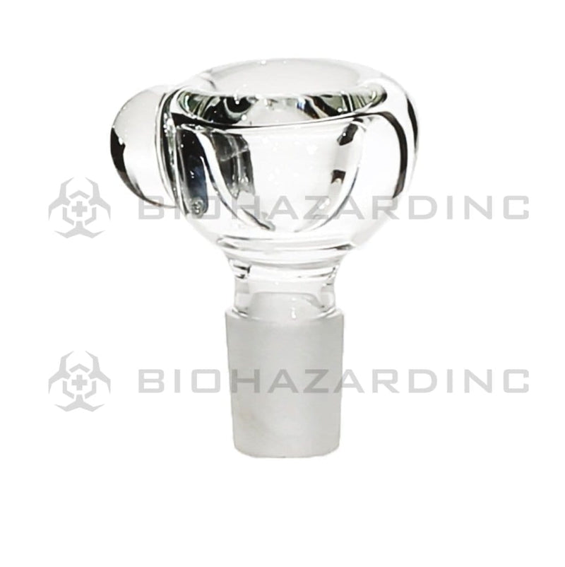 Bowl | Heavy Bowl | 19mm - Various Colors Glass Bowl Biohazard Inc Clear  