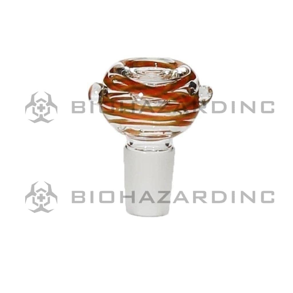 Bowl | Worked Bowl | 19mm - Assorted Colors Glass Bowl Biohazard Inc   